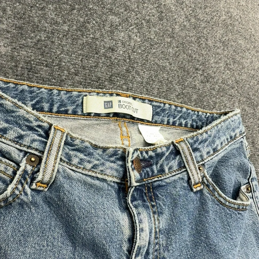 Gap Jeans Womens 8 Regular Blue Denim Original Boot Cut‎ Mid Rise Stretch Y2K